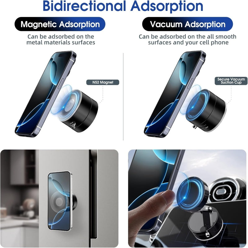 Vacuum Double-sided Magnetic Phone Holder